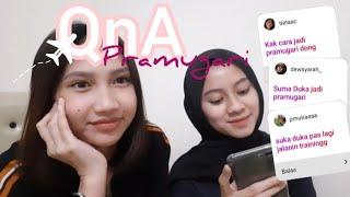 SUKA DUKA JADI PRAMUGARI?? | QnA PRAMUGARI | FLIGHT ATTENDANT QnA || Livia Shoba ( Part 1 )