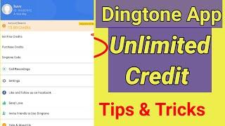 How to Get Unlimited Credits in Dingtone App | Dingtone App Unlimited Credits Trick (Android)