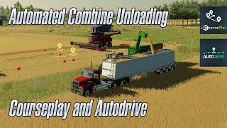 Automate your Harvest with Autodrive and Courseplay - FS22 Tutorial