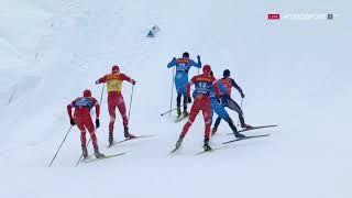 Лыжные Гонки. Невероятный финал спринта на «ТУР ДЕ СКИ» 2021