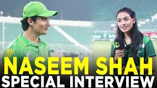 Naseem Shah Special Interview | Markhors vs Panthers | Match 1 | Champions Cup 2024 | M9A1K