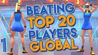 Tennis Clash Beating Top 20 Players Global Ranking [Part 1]