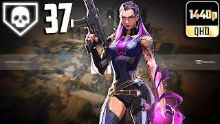 Valorant- 37 Kills With Reyna Bind Unrated Gameplay #4! (No Commentary)