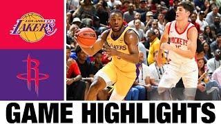 Los Angeles Lakers vs Houston Rockets FULL GAME Highlights | 2024 NBA Summer League