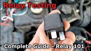 How to Properly Test a Car Relay - Relays 101 - Resistence Check