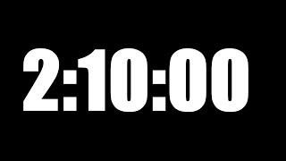 2 HOUR 10 MINUTE TIMER • 130 MINUTE COUNTDOWN TIMER ⏰ LOUD ALARM ⏰