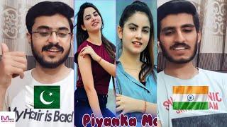 PAKISTANI BOYS REACTS TO PIYANKA MONGIA TIKTOK & REELS | MEER BROS REACTIONS |