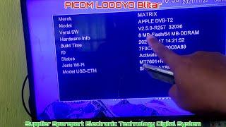 Tutorial Update Firmware MATRIX APPLE HD DVB-T2 v2.5.0 Upgrade Software Terbaru STB Set Top Box