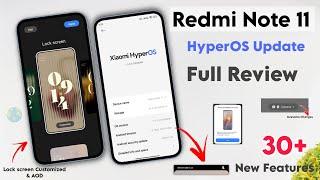 Redmi Note 11 Xiaomi HyperOS New Official Update - Full Review  | 30+ New Features & New Animation