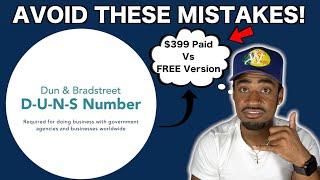 HOW TO GET A DUNS NUMBER FROM DUN AND BRADSTREET