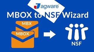 How to Convert MBOX into Notes NSF File Format?