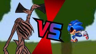 Sirenhead vs Sonic Exe | Drawing Cartoons 2