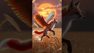 Amazing Animal Fusion Hybrid: fox plus Falcon hybrid with Other Animal Species!#hybridanimals #short