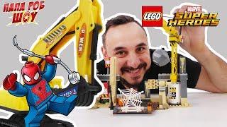 Папа Роб и Спайдермен: набор LEGO MARVEL SUPERHEROES. Сборник! 13+