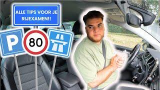 ALLE tips voor je RIJEXAMEN | Hiermee zal je zeker slagen!