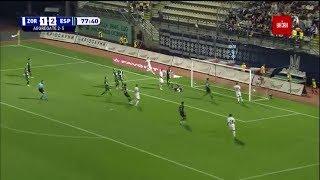 Заря - Эспаньол - 2:2. Гол: Русин (78')