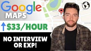 ⬆️$33/HOUR No Interview No Experience Work From Home Google Maps Jobs Worldwide