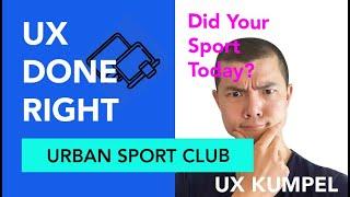 UX DONE RIHGT – Urban Sports Club Website