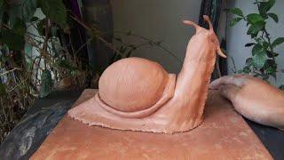 Making Clay Snail DIY | Easy Clay Animal Sculpting Timelapse