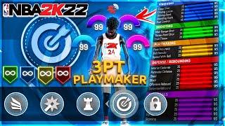 THIS COMP PG BUILD WILL RUIN NBA 2K22! BEST ISO 3PT PLAYMAKER CURRENT GEN! 90 3pt, Contact Dunks!