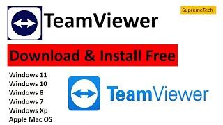TeamViewer Install 2023 Free || Windows 11/10/7 TeamViewer Download Laptop Computer Remote Software
