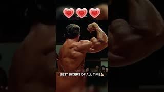 BEST  BICEPS OF ALL TIME IN BODYBUILDING  ARNOLD SCHWARZENEGGER  BEAST