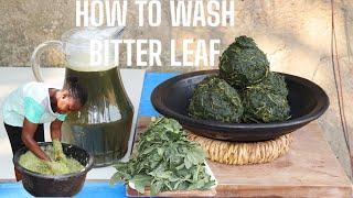 EASY & PERFECT WAY TO WASH BITTER LEAF !! | BITTER LEAF HEALTH BENEFITS BY LEAH SCREEN !!