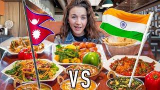 INDIAN FOOD vs NEPALI FOOD! | Which is BETTER?