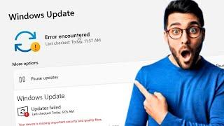 (2023 NEW FIX) Windows Update "Error Encountered" or "Update Failed" in Windows 10/11