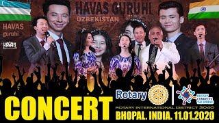 HAVAS guruhi/CONCERT in BHOPAL/India/Rotary international district 3040/11.01.2020