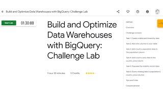 Build and Optimize Data Warehouses with BigQuery: Challenge Lab