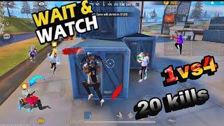 Free Fire solo vs Squad with 20 kills gameplay anonymous gaming video #freefire #gamingcommunity