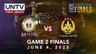 UNTV CUP GAME 2 FINALS: Judiciary Magis vs AFP Cavaliers | June 4, 2023