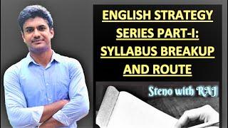 SSC English preparation | SSC English Syllabus | SSC English series - Part-I | StenoWithRAJ