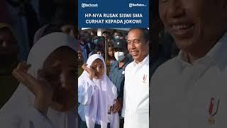 Siswi SMA Kesal, HP Rusak Gara-gara Mengejar Pak Jokowi