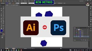 How To Export a PSD with Layers from Illustrator 2024