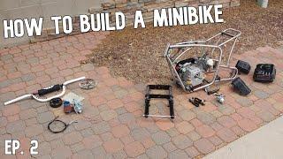 How To Build A Minibike! Ep. 2 Painting And Assembling! (Beginners Guide)
