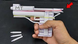 Powerful Paper Pistol Gun | That Shoots Paper Bullets So Far