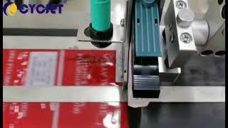 CYCJET TIJ Thermal Foaming Piezo Inkjet Printer for Red PE Plastic Bag Letters No  Online Printing