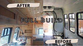 Shuttle Bus Conversion | FULL TIMELAPSE | Building a tiny HOME on Wheels | Start to Finish