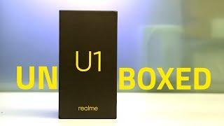 Realme U1 Unboxing and First Look | Specs, Camera, Features, and More