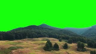 FREE-Mountain  Green Screen