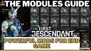 These will make you OP Descendant modules The First Descendant - Best how to guide