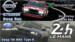 GT7 Nissan GTR2000 and Swap WRX Type R Tokyo Expressway 600 and Le Mans 700 Builds V 1.56