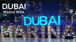 Dubai Walk: Glimpse "Nightlife " in Dubai Marina Walk||Dubai