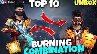 Free fire New Bundle Combination ️ Burning Haunt bundle Combintion New Densho ring bundle Combintio