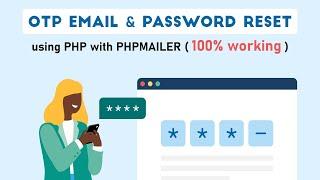 Using PHPMailer sending OTP Code & Password Reset using PHP