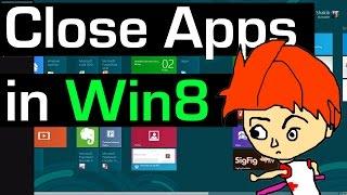 How to Close Apps in Windows 8