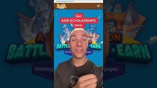 Get Axie Scholarships HERE (3 Options)