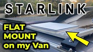 STARLINK Flat Mount on my Van